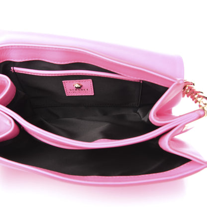 Versace Nappa Palazzo Sultan Shoulder Bag Pink 5 of 9
