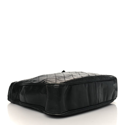 Chanel Lambskin Weekender Tote Black 3 of 16