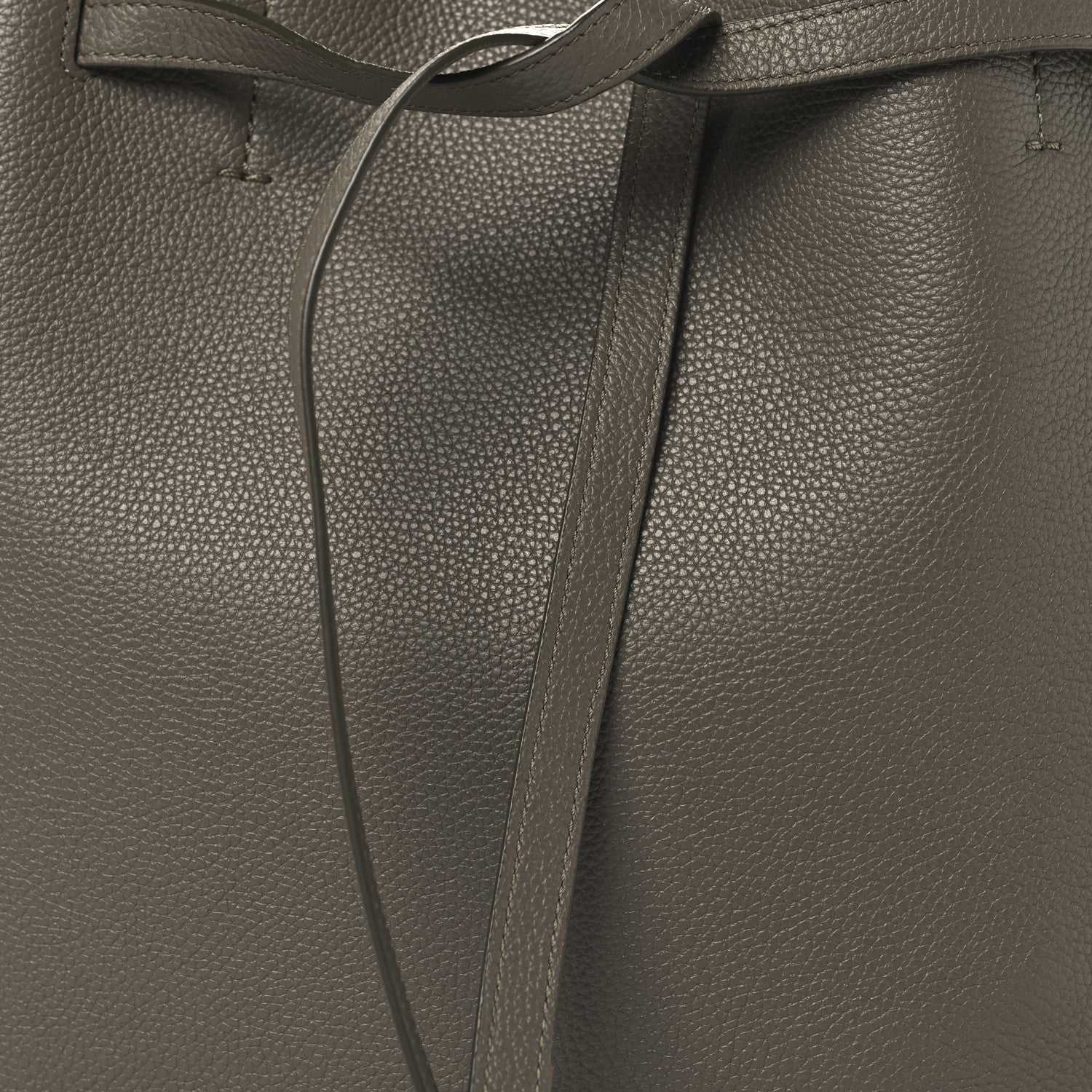 Celine Soft Grained Calfskin Small Belt Cabas Phantom Taupe 8 of 10