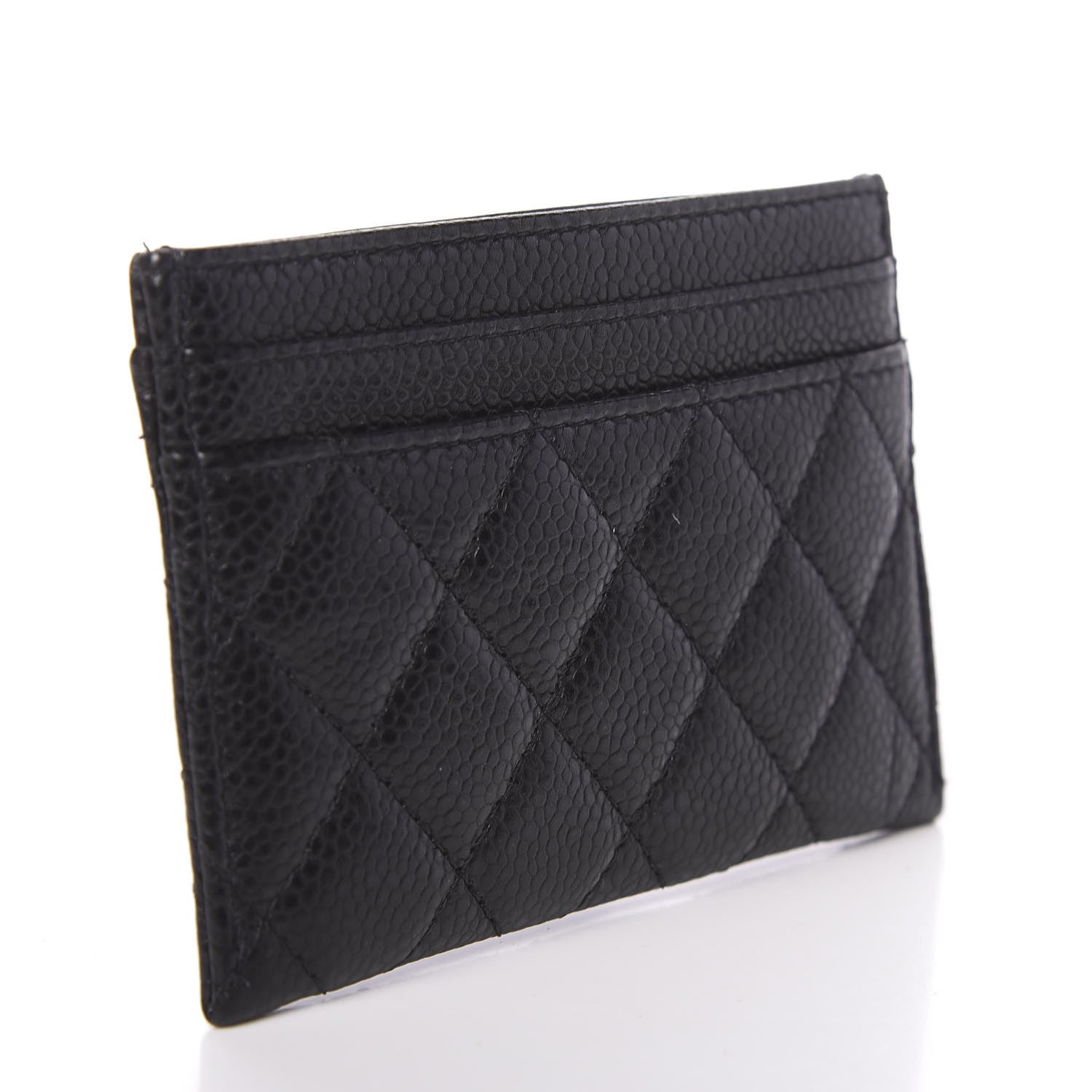 Chanel Caviar Quilted Boy Card Holder Black 3 of 8