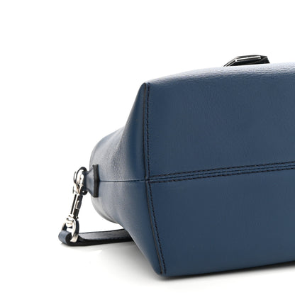 Fendi Vitello Dolce Elaphe Medium By The Way Boston Bag Blue Multicolor 9 of 10