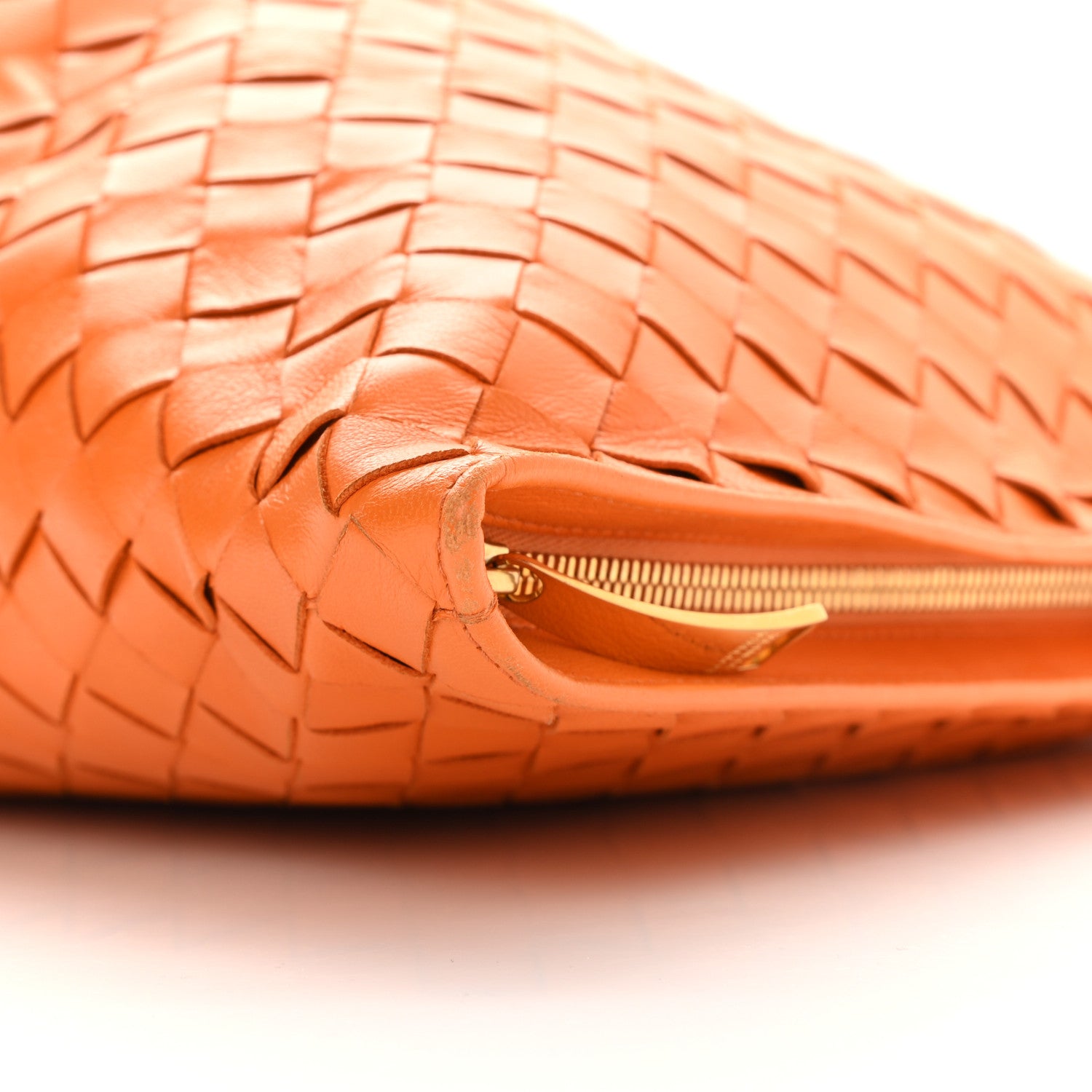 Bottega Veneta Nappa Intrecciato BV Twist Orange 9 of 10