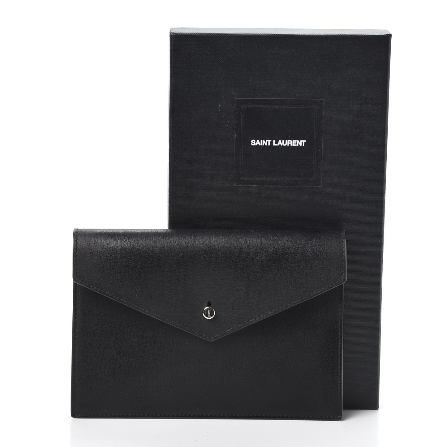 Calfskin Passport Holder Black