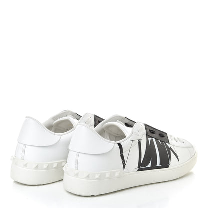 Valentino Garavani Calfskin Star VLTN Mens Rockstud Open Sneakers 42.5 White 4 of 8