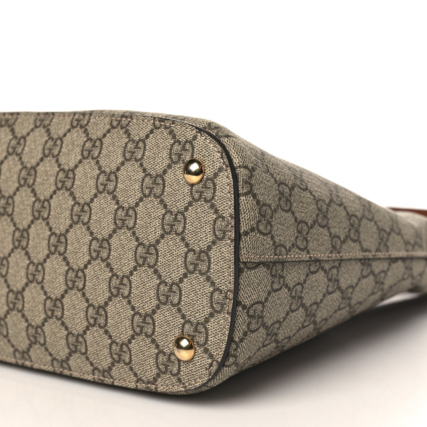 GG Supreme Monogram Linea A Hobo Brown