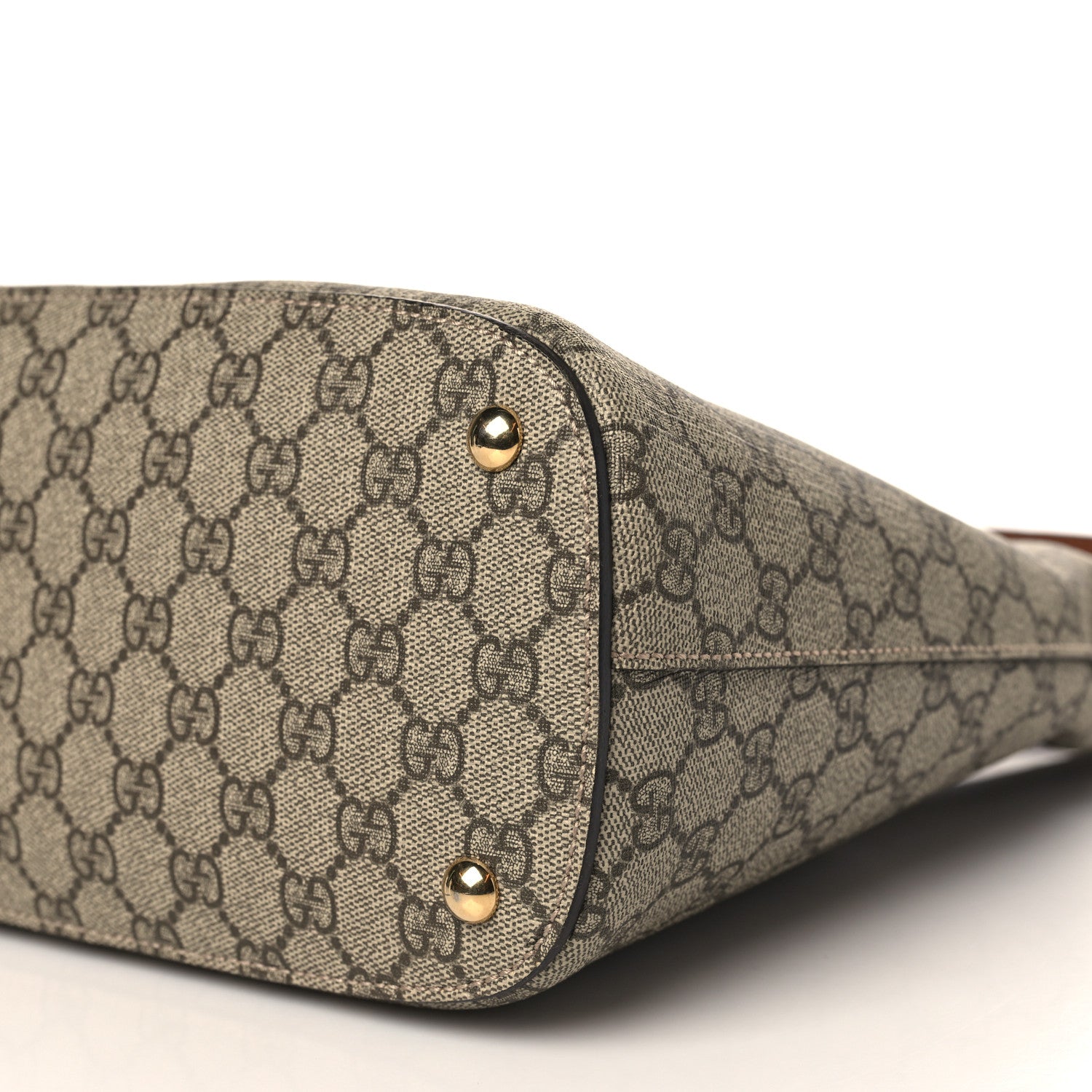 Gucci GG Supreme Monogram Linea A Hobo Brown 10 of 10
