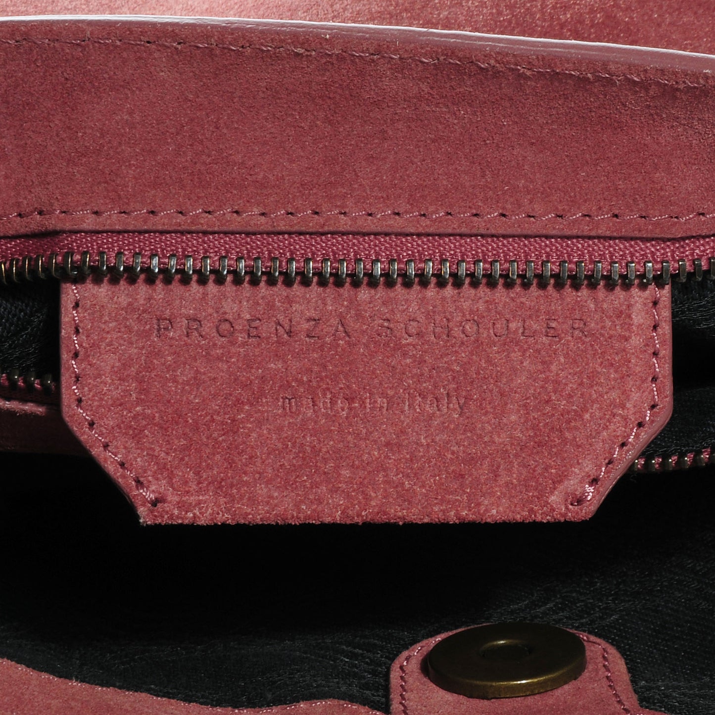 Suede PS1 Medium Satchel Antique Pink