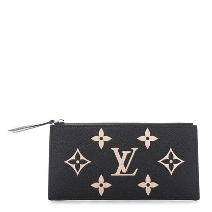 Louis Vuitton Empreinte Monogram Giant Pochette Felicie Zippered Insert Black 1 of 6