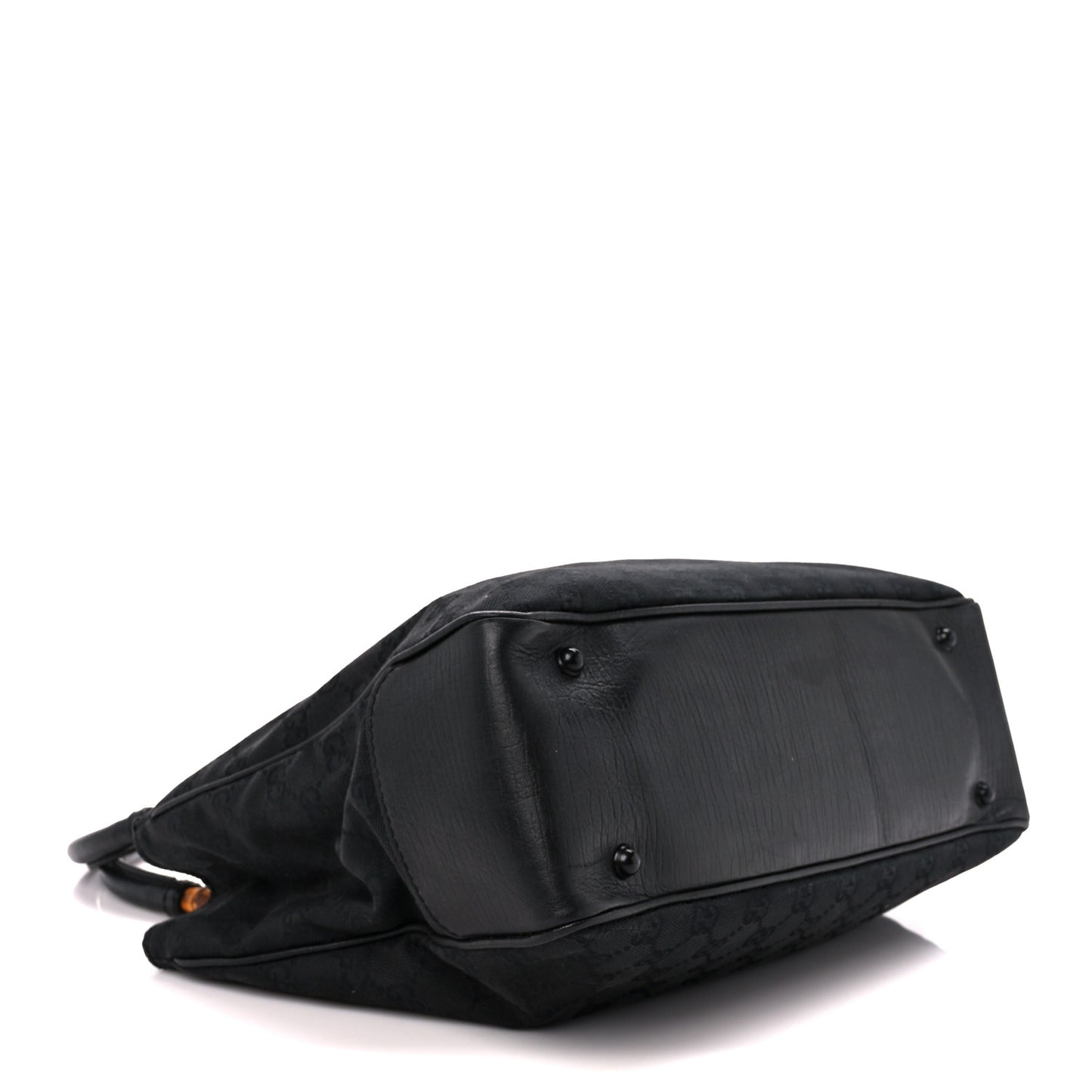 Monogram Small Bamboo Tote Black