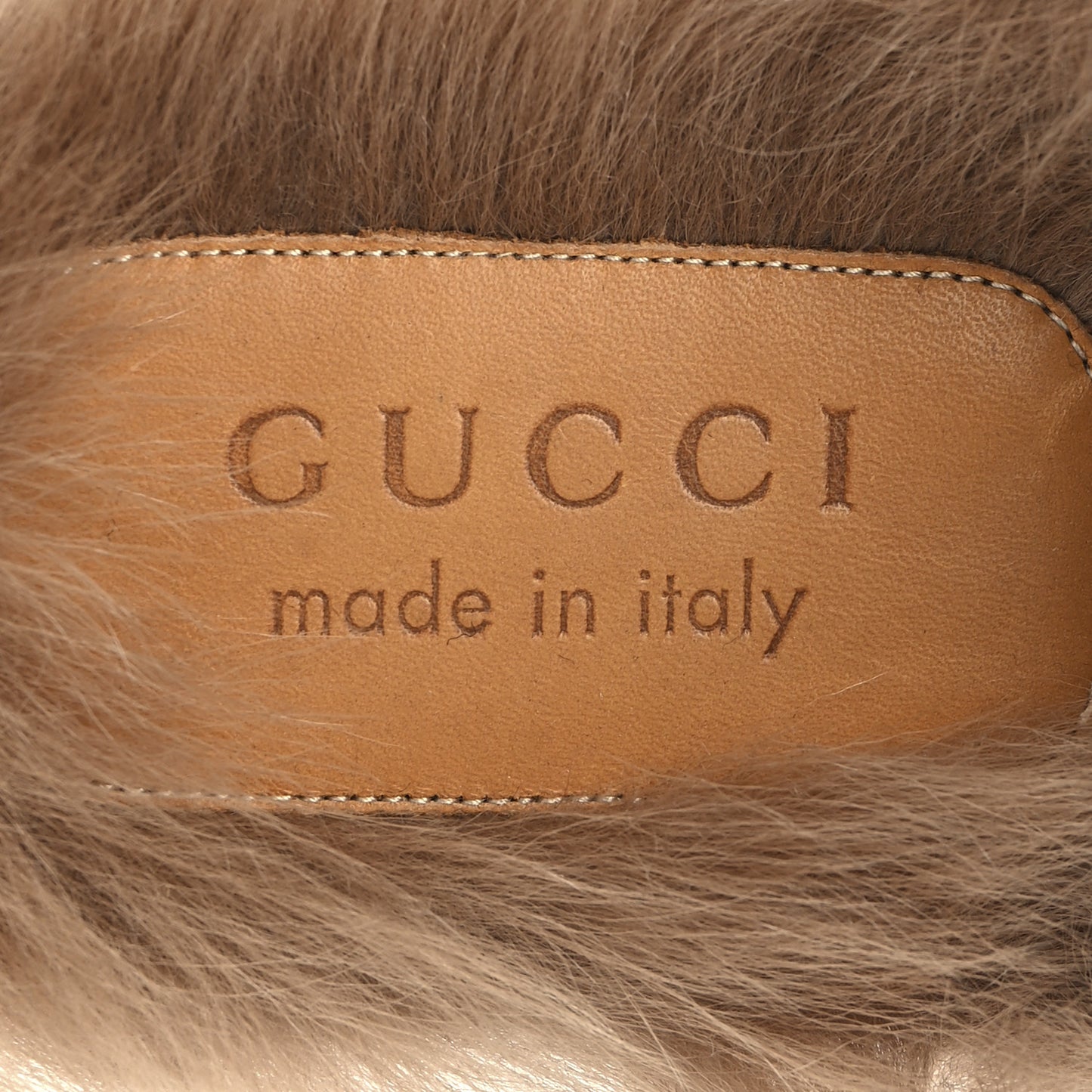 Tartan Fur Embroidered Mens Princetown Slippers 8 Red