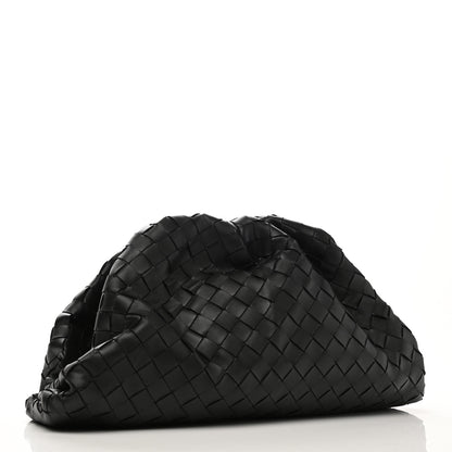 Bottega Veneta Nappa Maxi Intreccio The Pouch Oversized Clutch Black 3 of 7