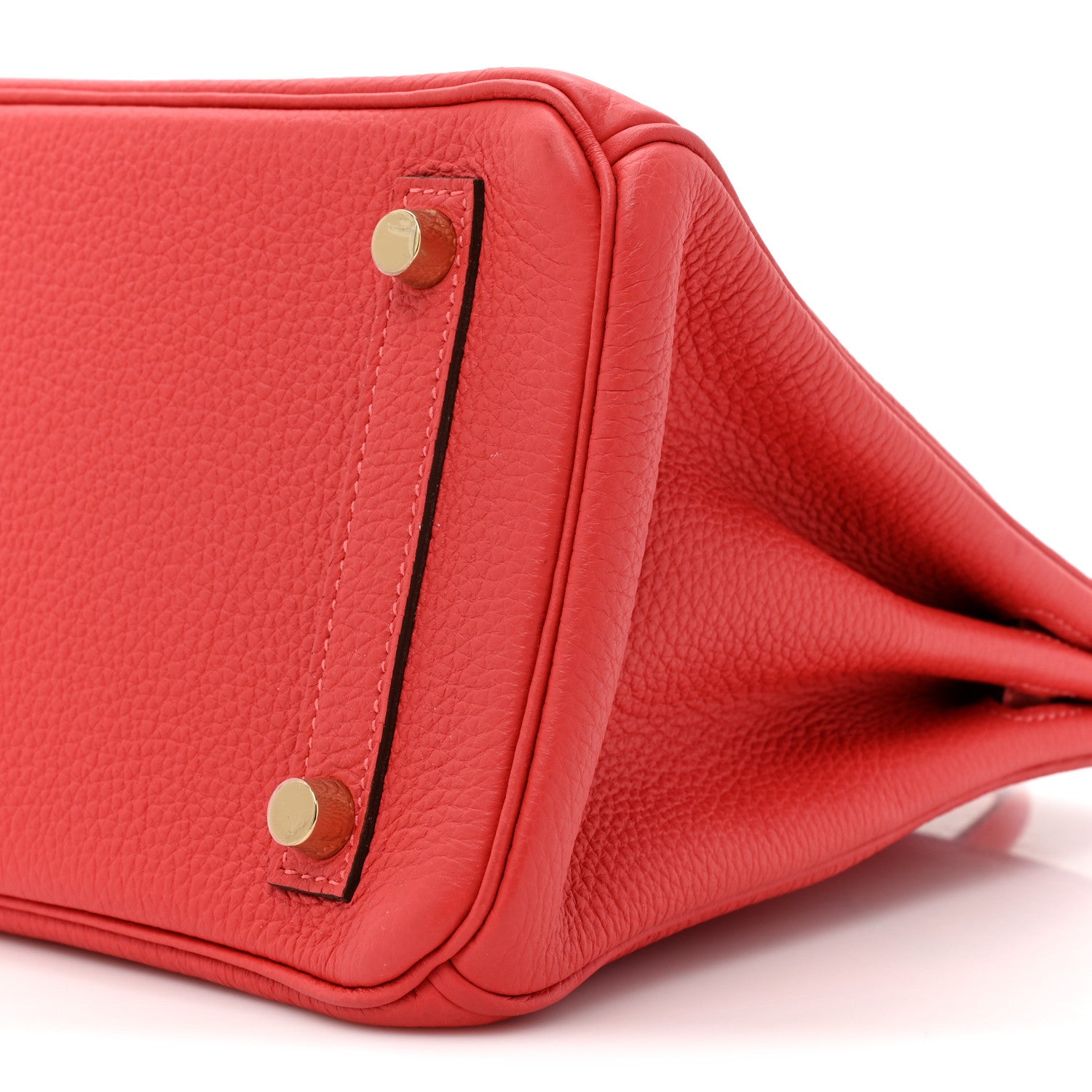 Hermes Togo Birkin 25 Rouge Casaque 8 of 13