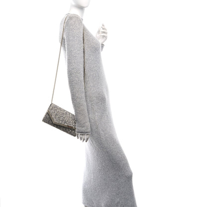 Jimmy Choo Glitter Emmie Clutch Silver 2 of 10