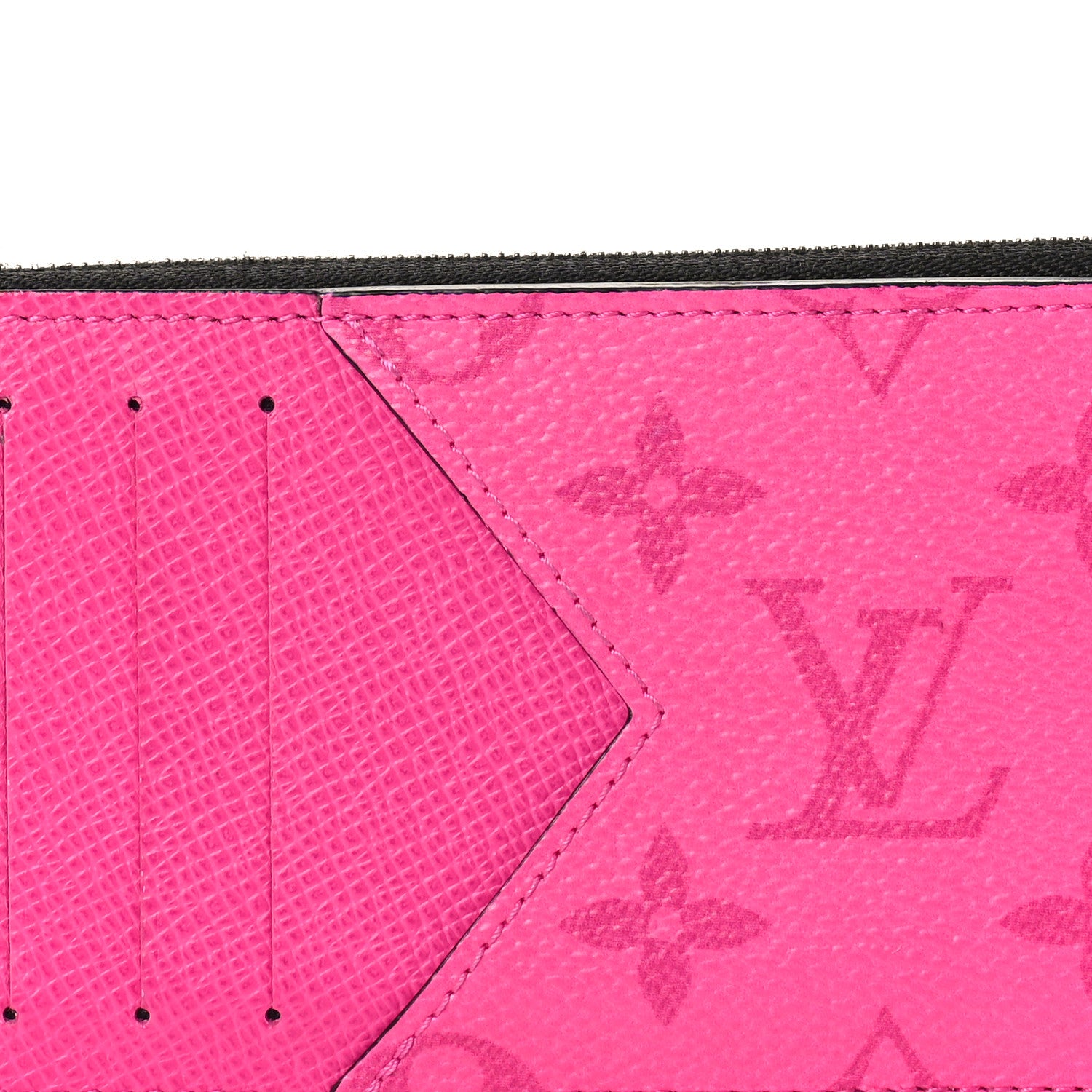 Louis Vuitton Taigarama Coin Card Holder Fuchsia 7 of 8