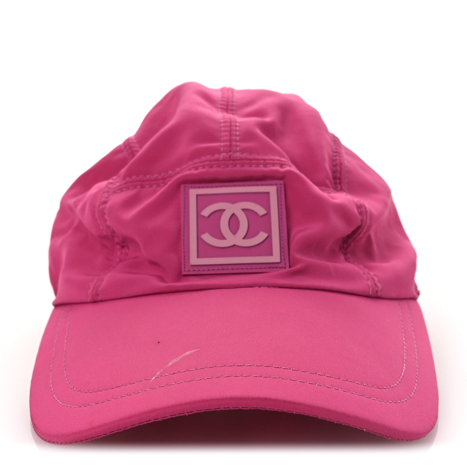 Chanel Nylon CC Cap M Hat Pink 3 of 12