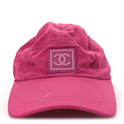 Chanel Nylon CC Cap M Hat Pink 3 of 12