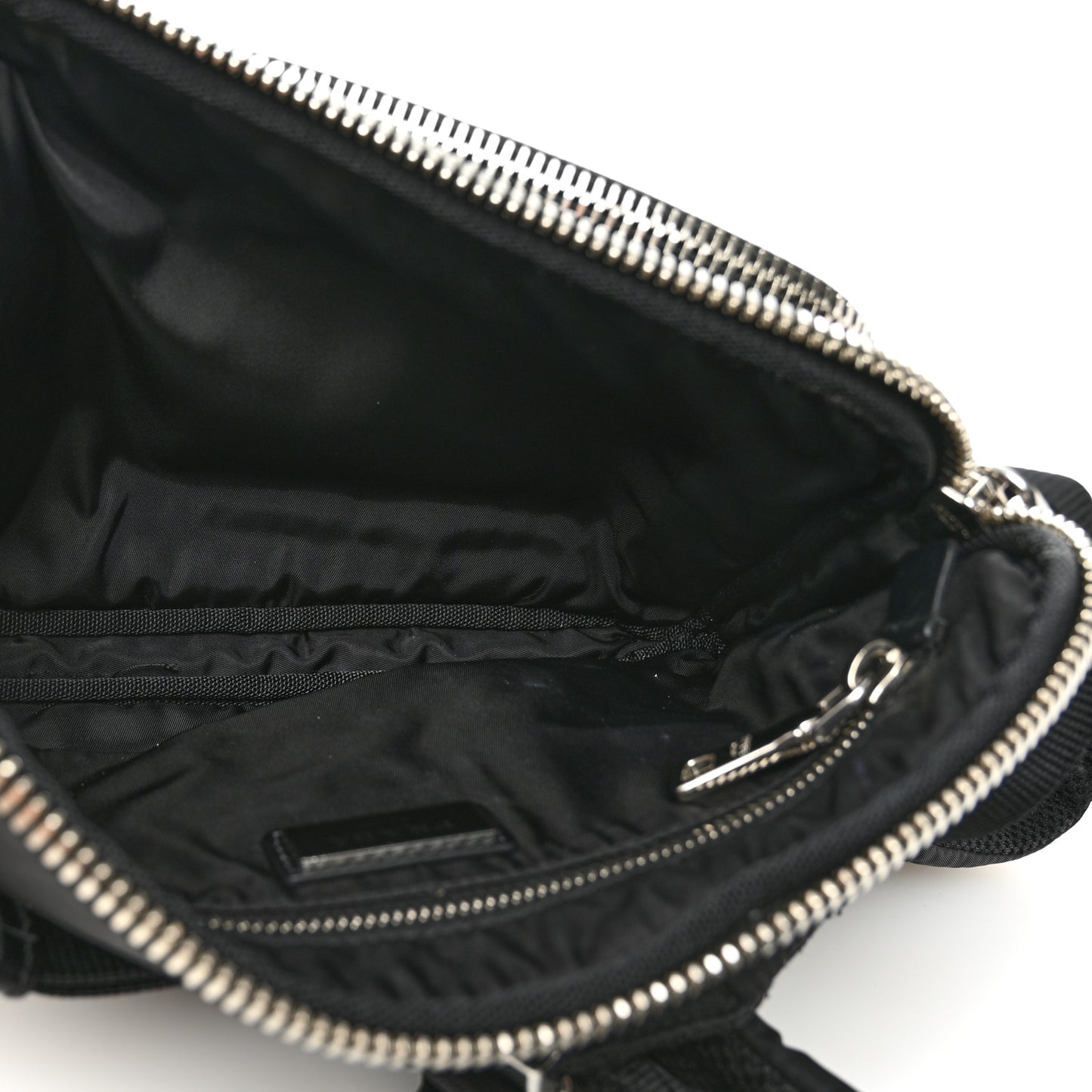 Tessuto Nylon Crossbody Bag Black