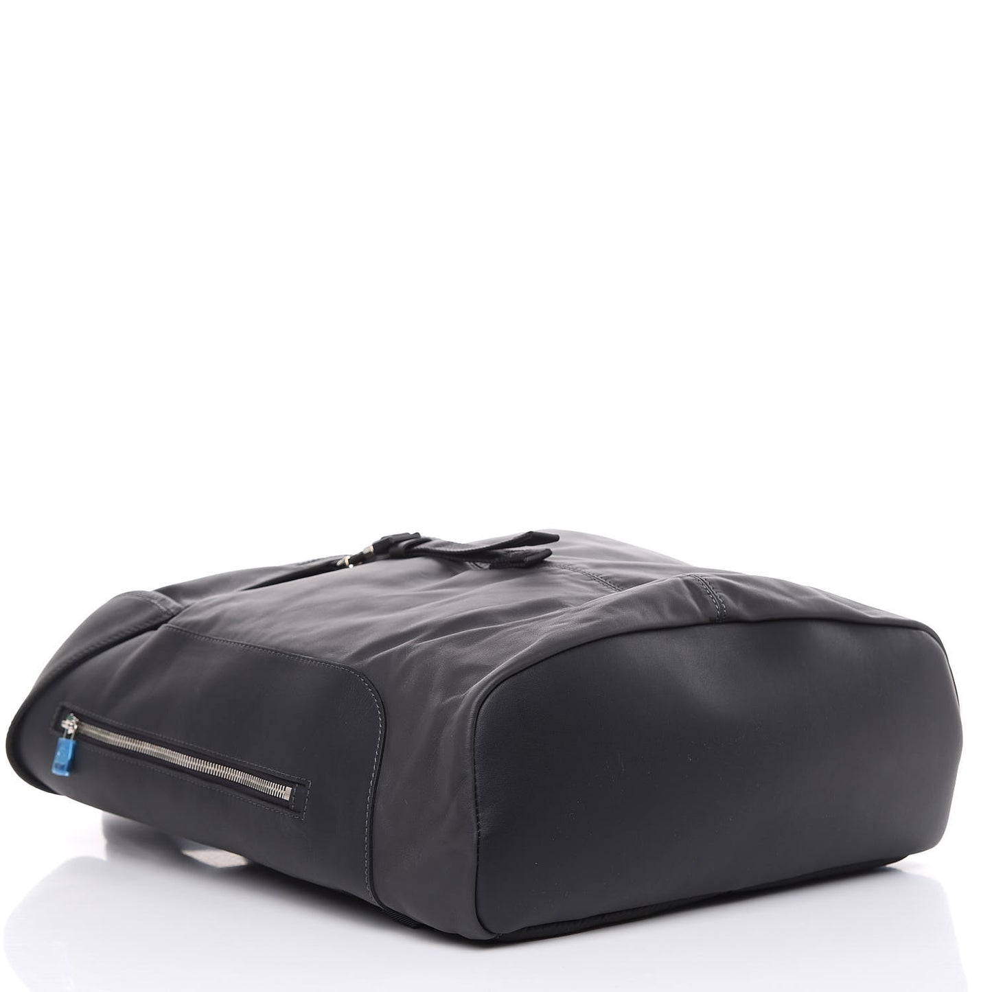 Calfskin Nylon V Line Pulse Backpack Asphalt