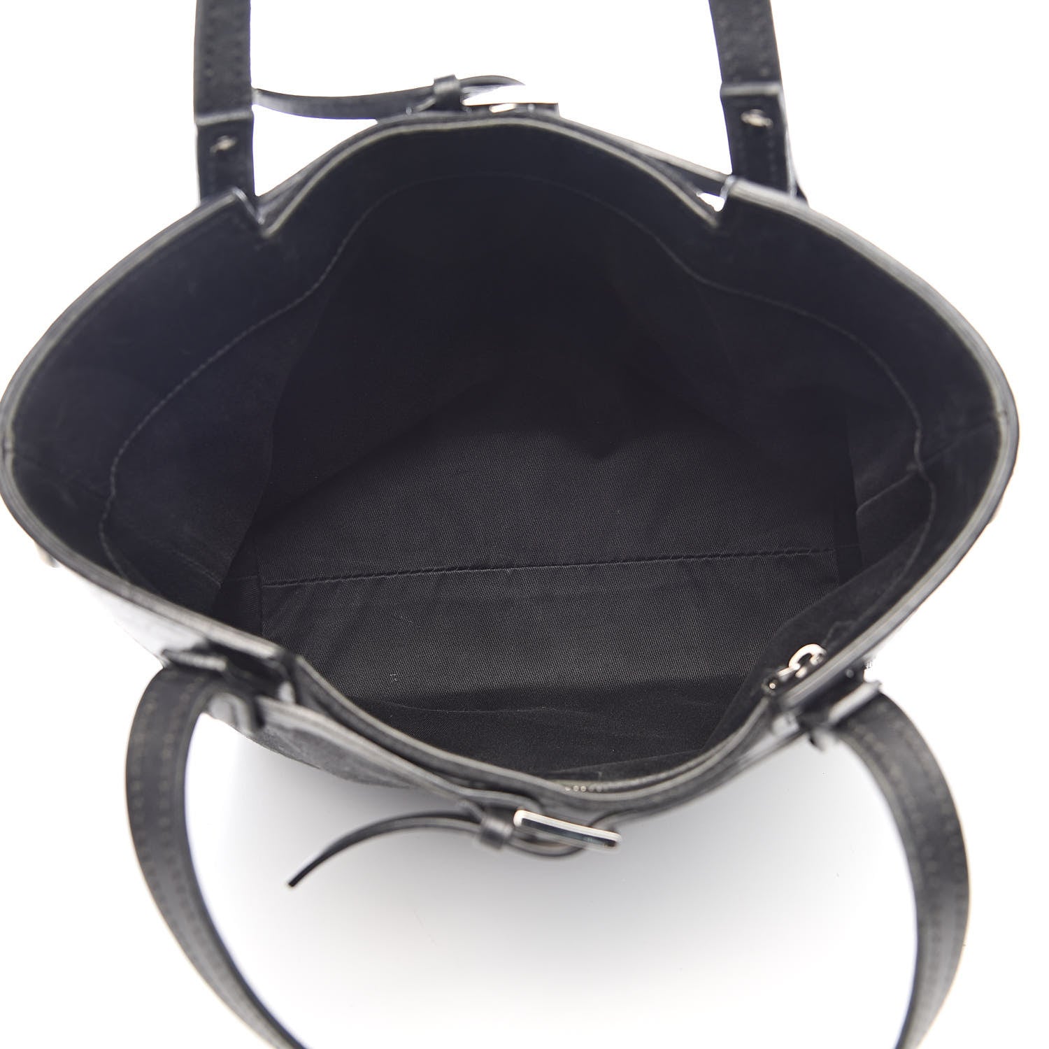 Gucci Monogram Small Bucket Tote Black 5 of 23