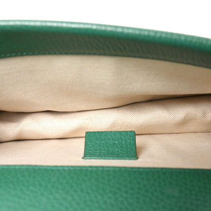 Gucci Dollar Calfskin Enamel Small Dionysus Shoulder Bag Emerald Electric Blue 5 of 11