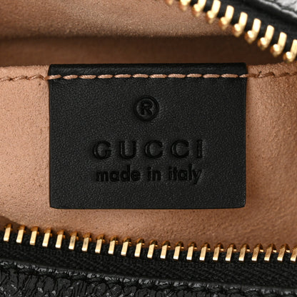 Gucci Suede Patent Web Mini Ophidia Shoulder Bag Black 6 of 11