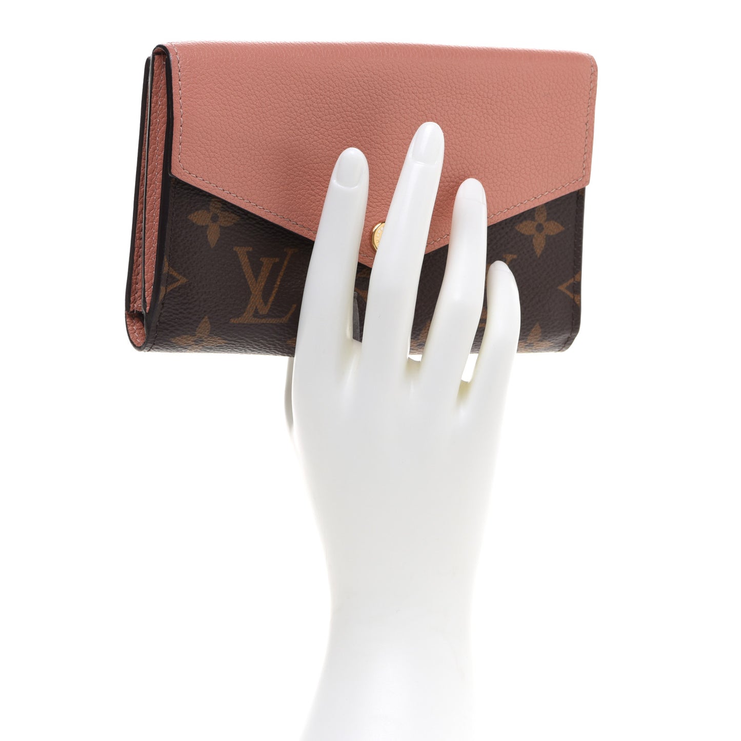 Monogram Pallas Compact Wallet Rose Poudre
