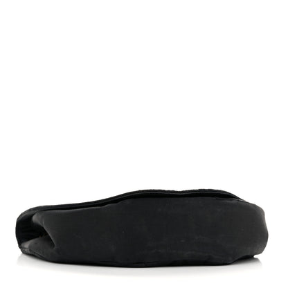 Chanel Satin Quilted Half Moon Flap Black 4 of 16