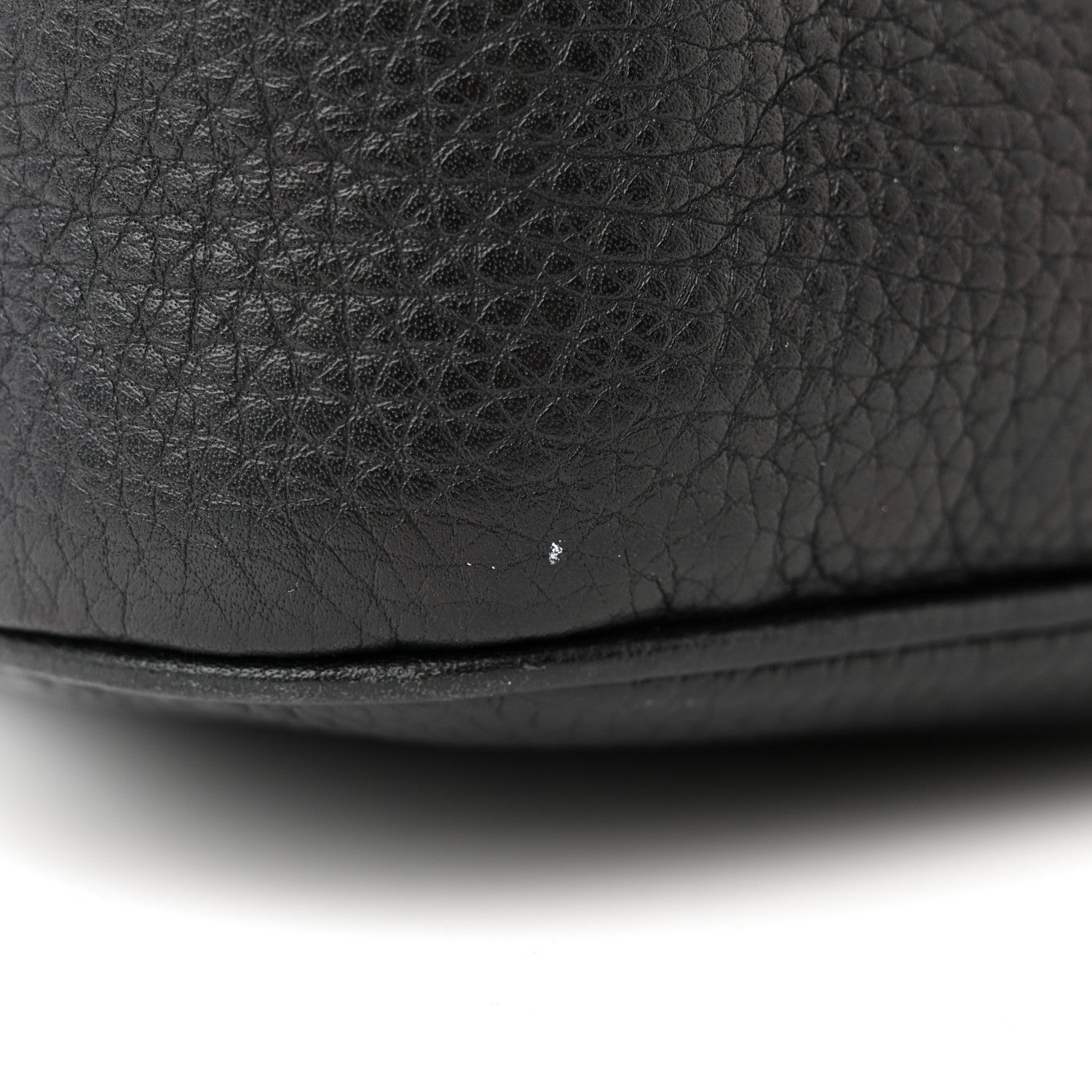 Gucci Pebbled Calfskin Medium Soho Flap Crossbody Black 12 of 15