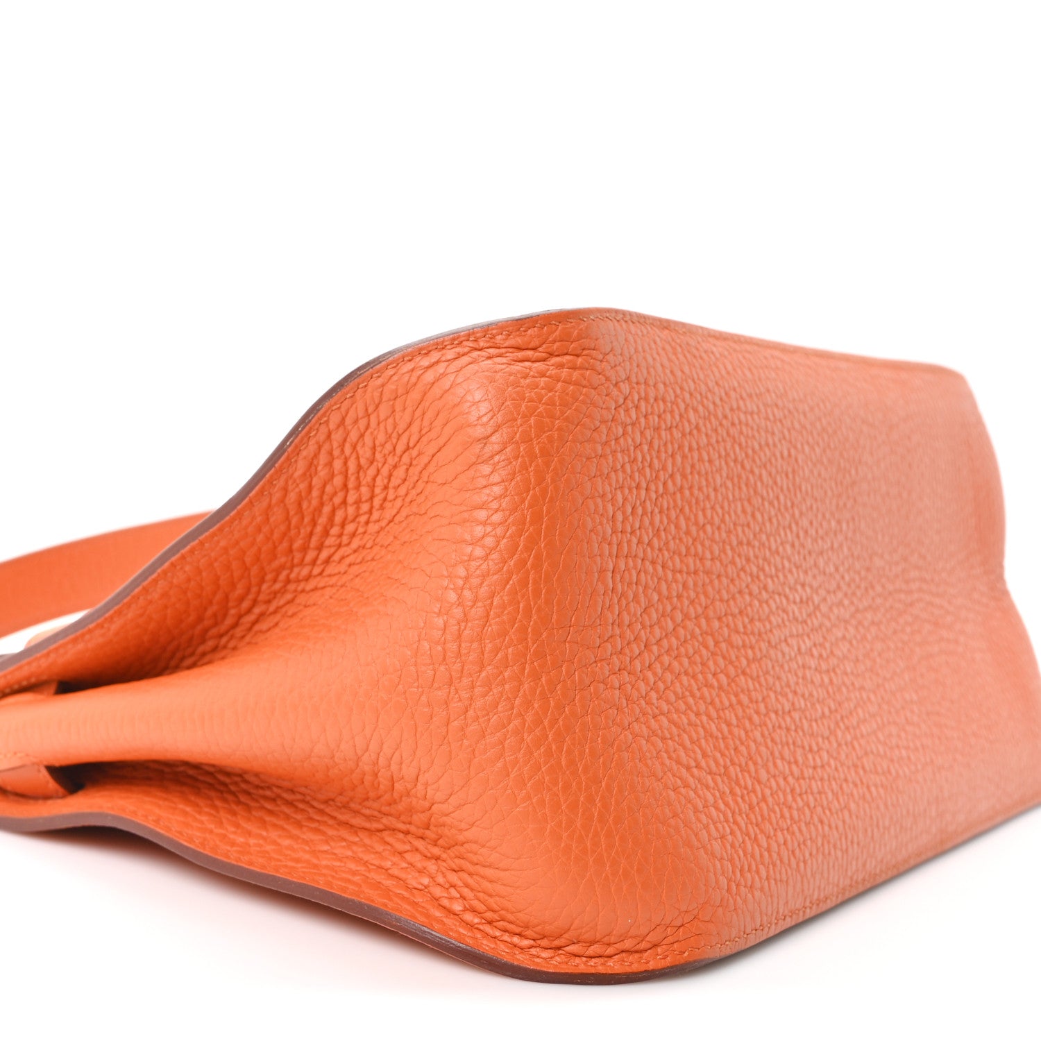 Hermes Taurillon Clemence Jypsiere 28 Orange 9 of 10