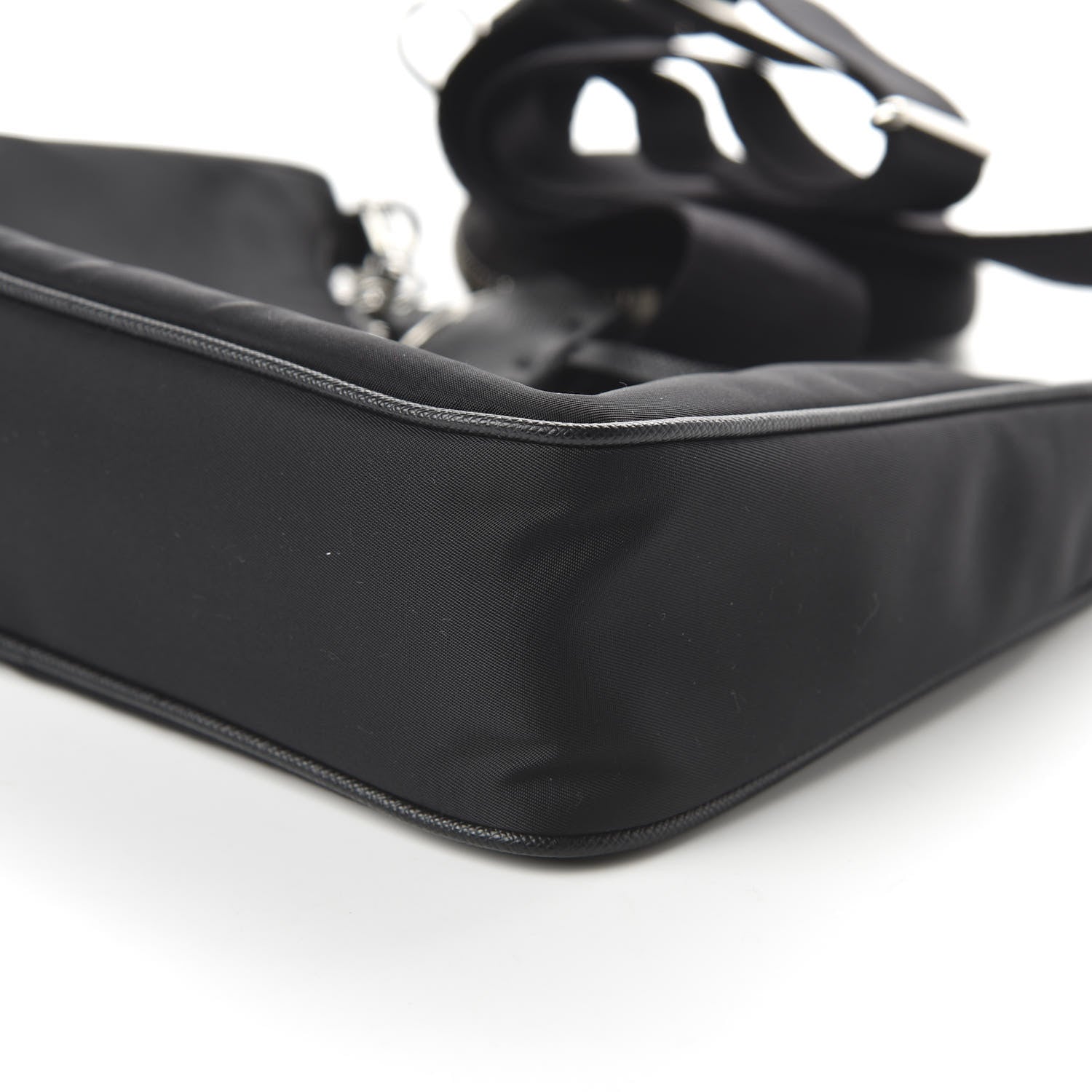 Prada Nylon Re-Edition 2005 Shoulder Bag Black 7 of 10