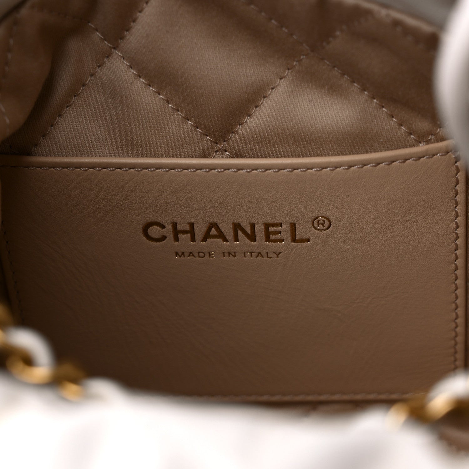 Chanel Shiny Calfskin Quilted Mini Chanel 22 White 6 of 10