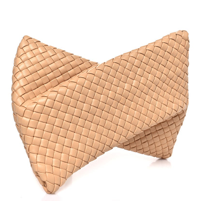 Bottega Veneta Nappa Intrecciato Crisscross Clutch Porridge 3 of 7