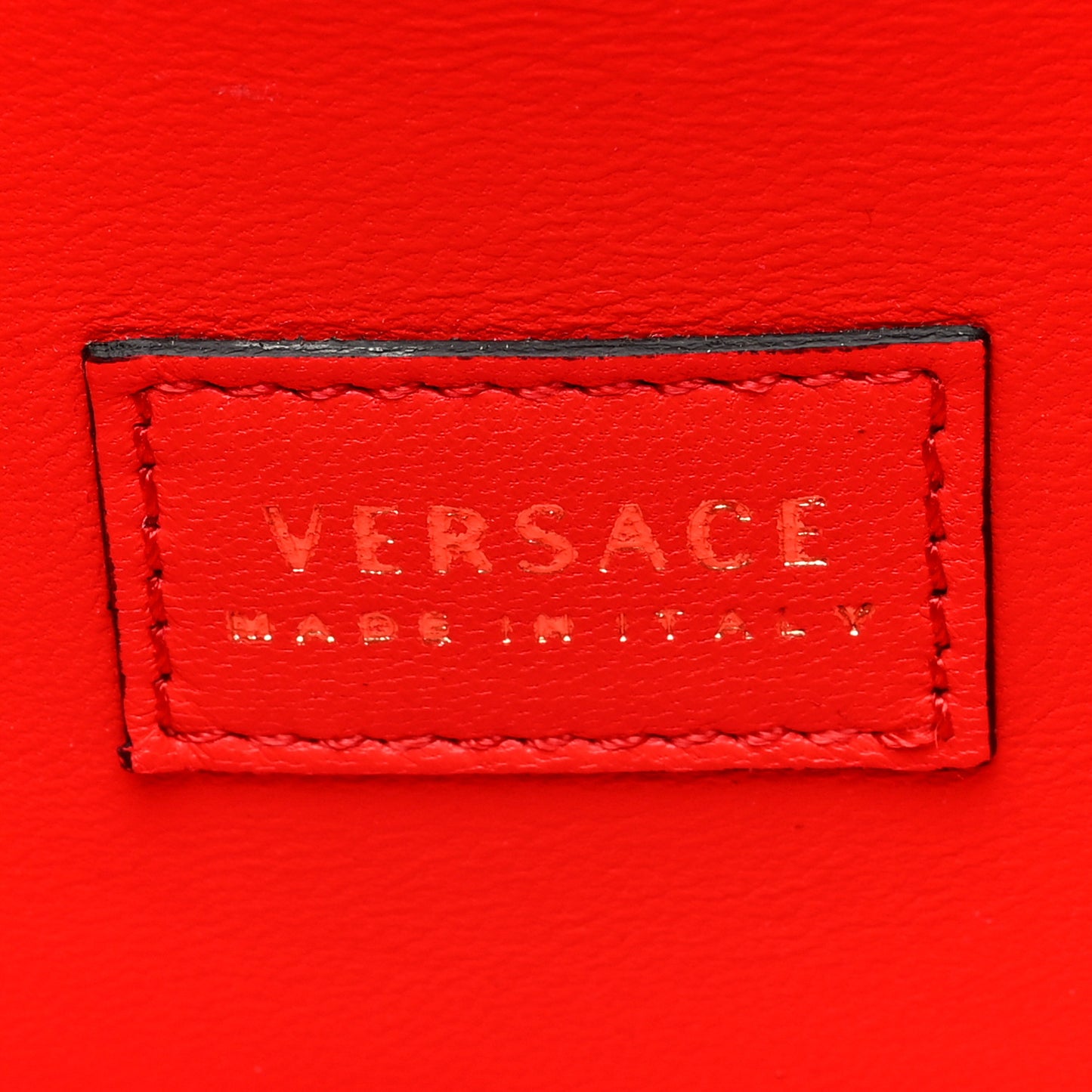 Calfskin Medusa Vanity Stripe Train Case Blue Red Multicolor