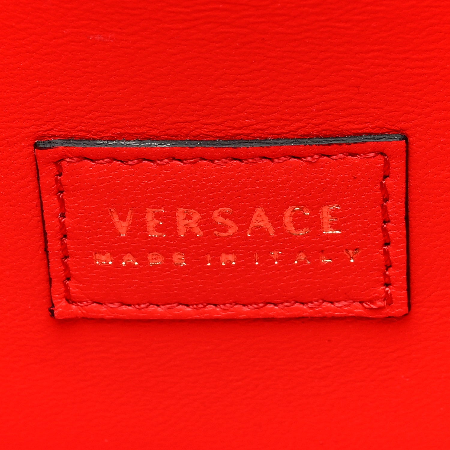 Versace Calfskin Medusa Vanity Stripe Train Case Blue Red Multicolor 6 of 9