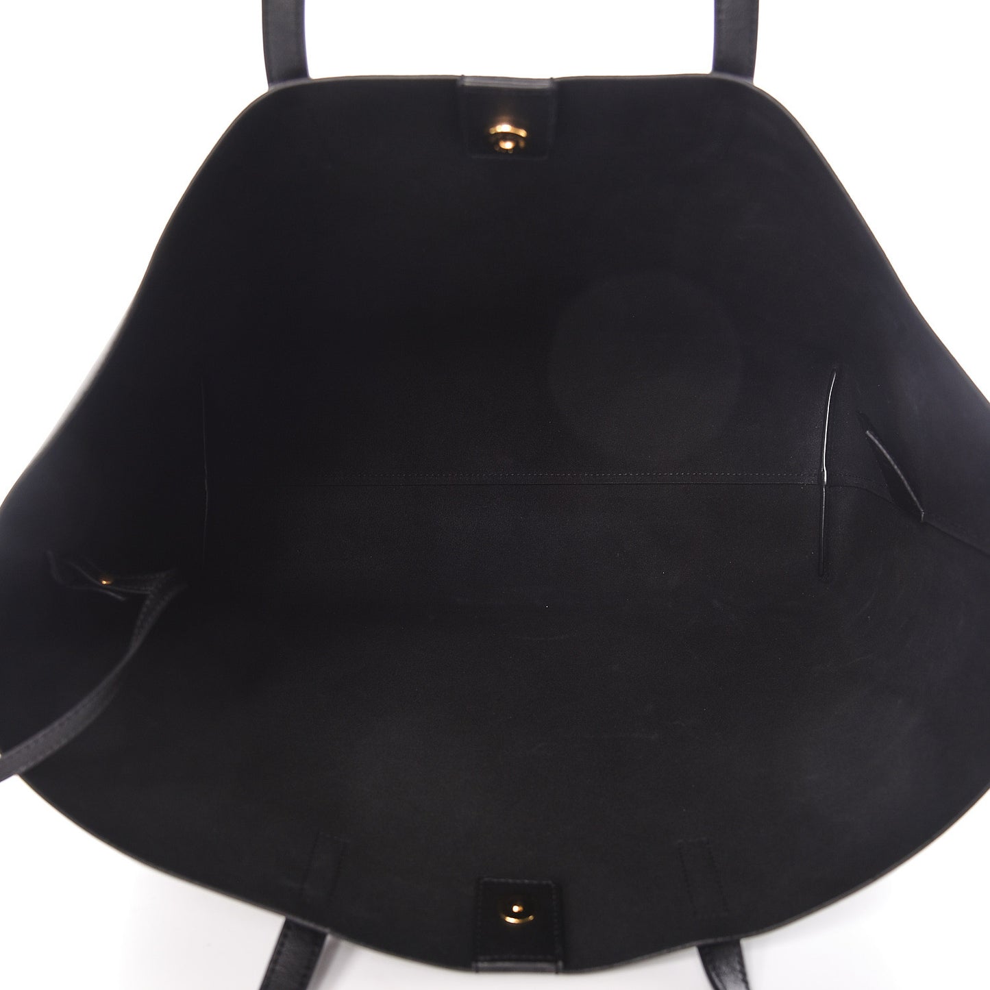 Calfskin Large Shopping Tote Black