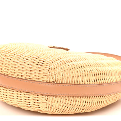 Prada Wicker Arque Shoulder Bag Natural 9 of 9