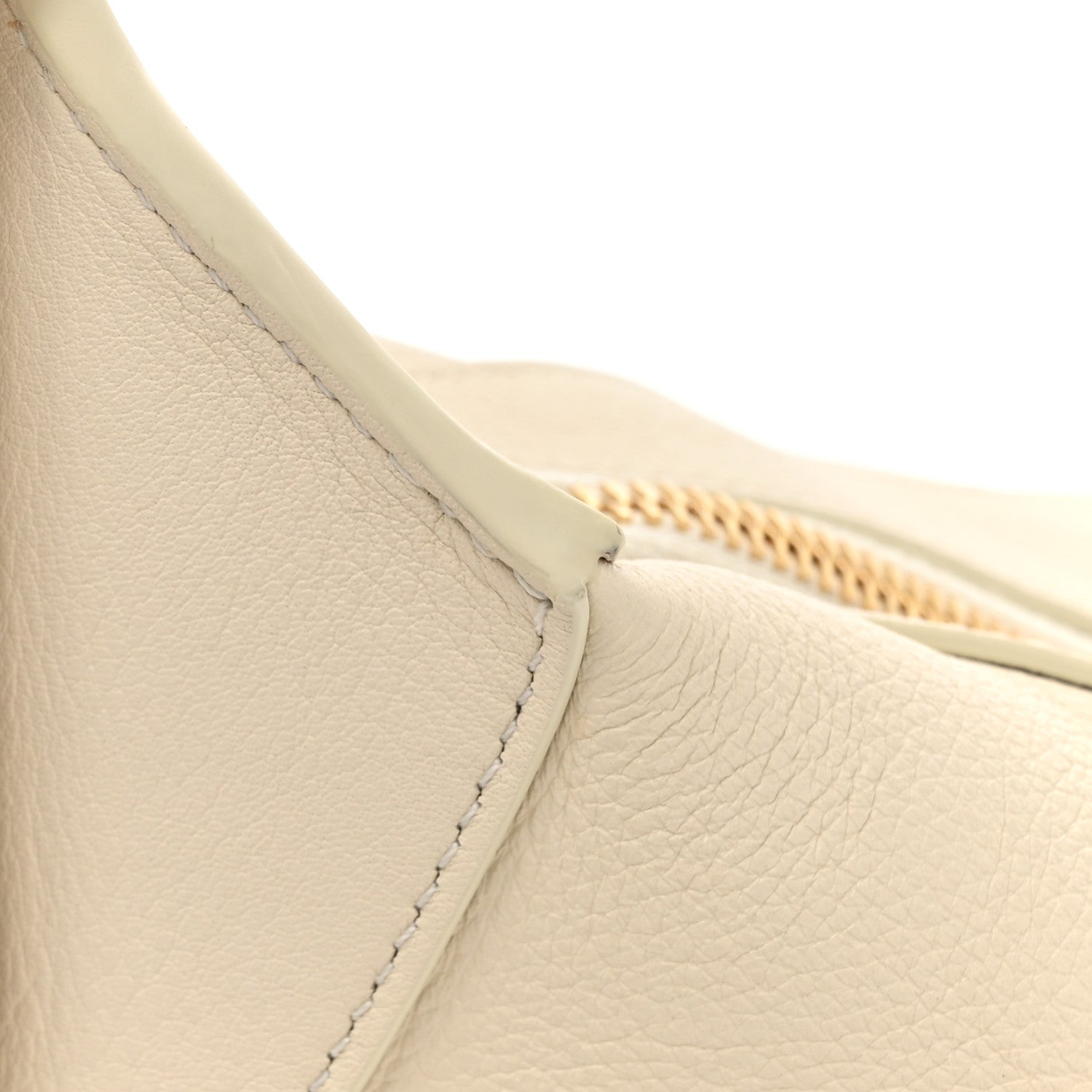 Celine Supple Calfskin Medium Romy Shoulder Bag Rice 12 of 15