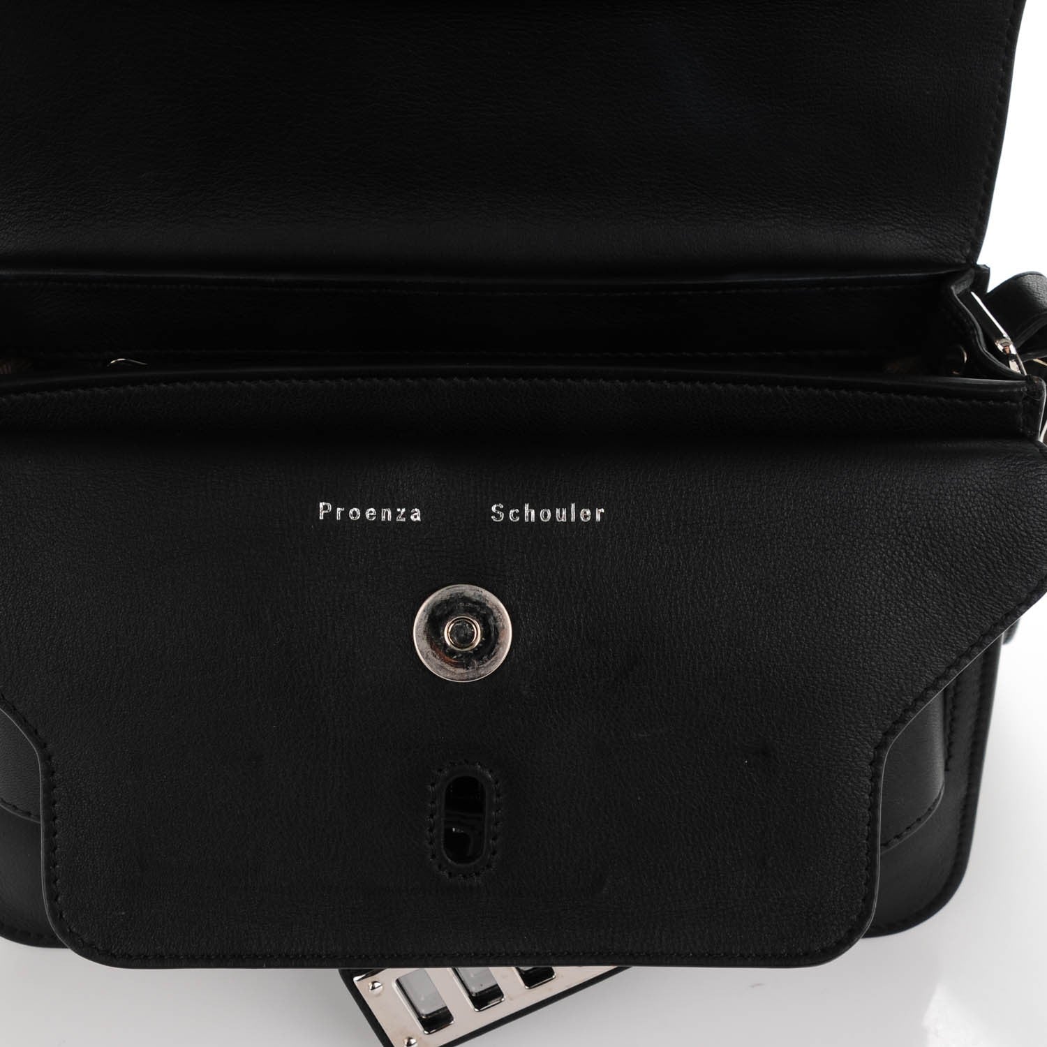 Proenza Schouler Calfskin Mini PS11 Classic Shoulder Bag Black 5 of 9