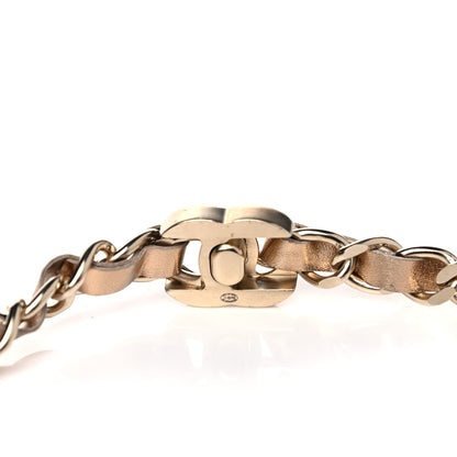 Chanel Metallic Lambskin CC Turnlock Chain Belt 34 85 Gold 4 of 4