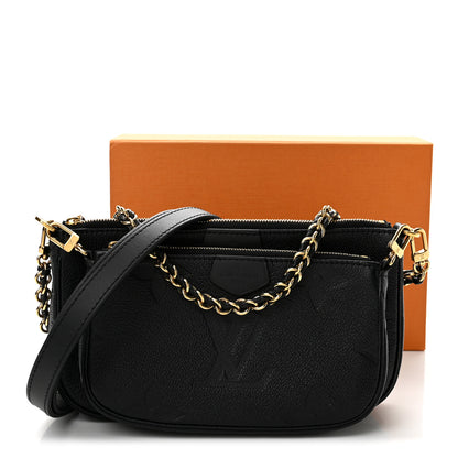 Louis Vuitton Empreinte Monogram Giant Multi Pochette Accessories Black 12 of 12