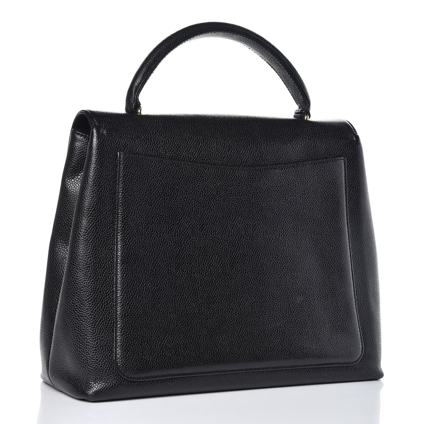 Caviar Kelly Jumbo Flap Black