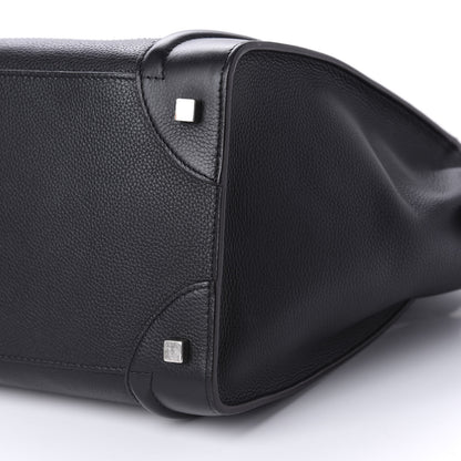 Celine Drummed Calfskin Mini Luggage Black 7 of 10