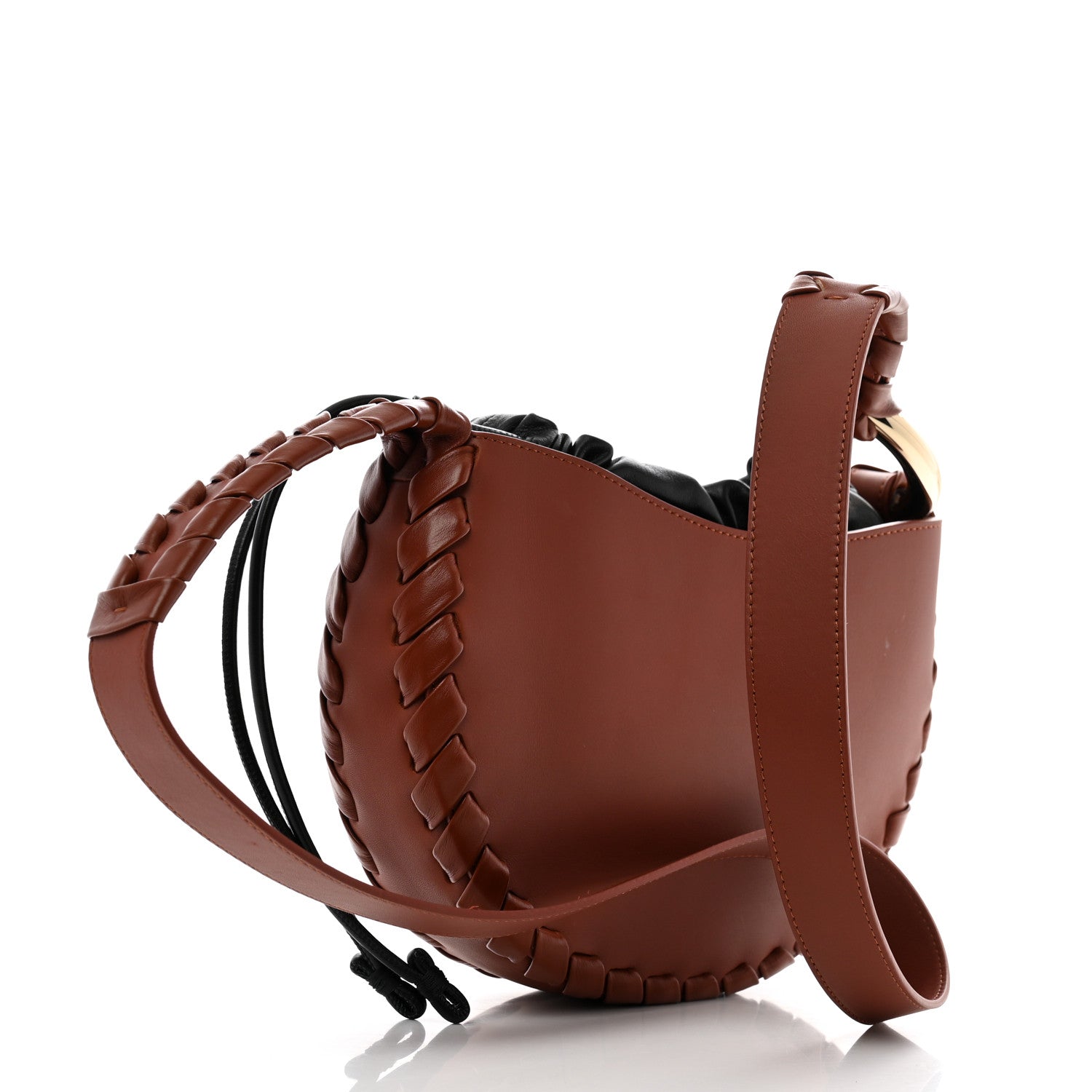 Chloe Calfskin Small Mate Hobo Henna Sepia Brown 3 of 12