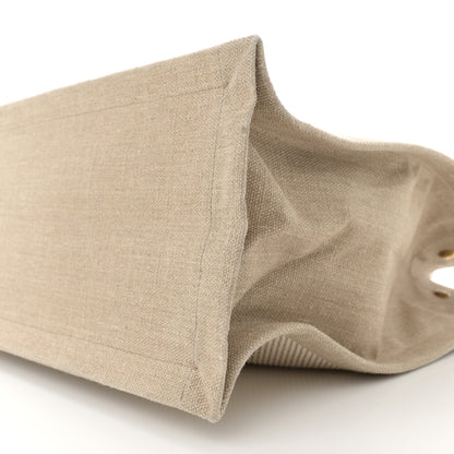 Saint Laurent Linen Calfskin Rive Gauche Tote Beige Sea Salt 10 of 13