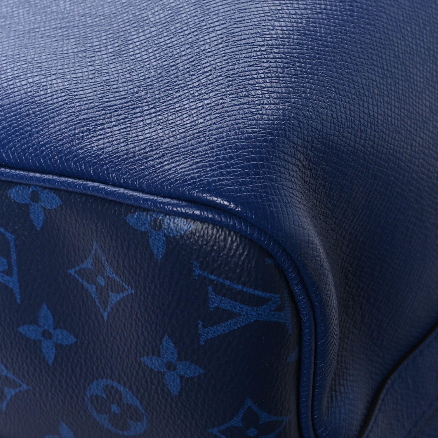 Louis Vuitton LOUIS VUITTON Taiga Monogram Eclipse Keepall Bandouliere 50 Pacific Blue 9 of 10