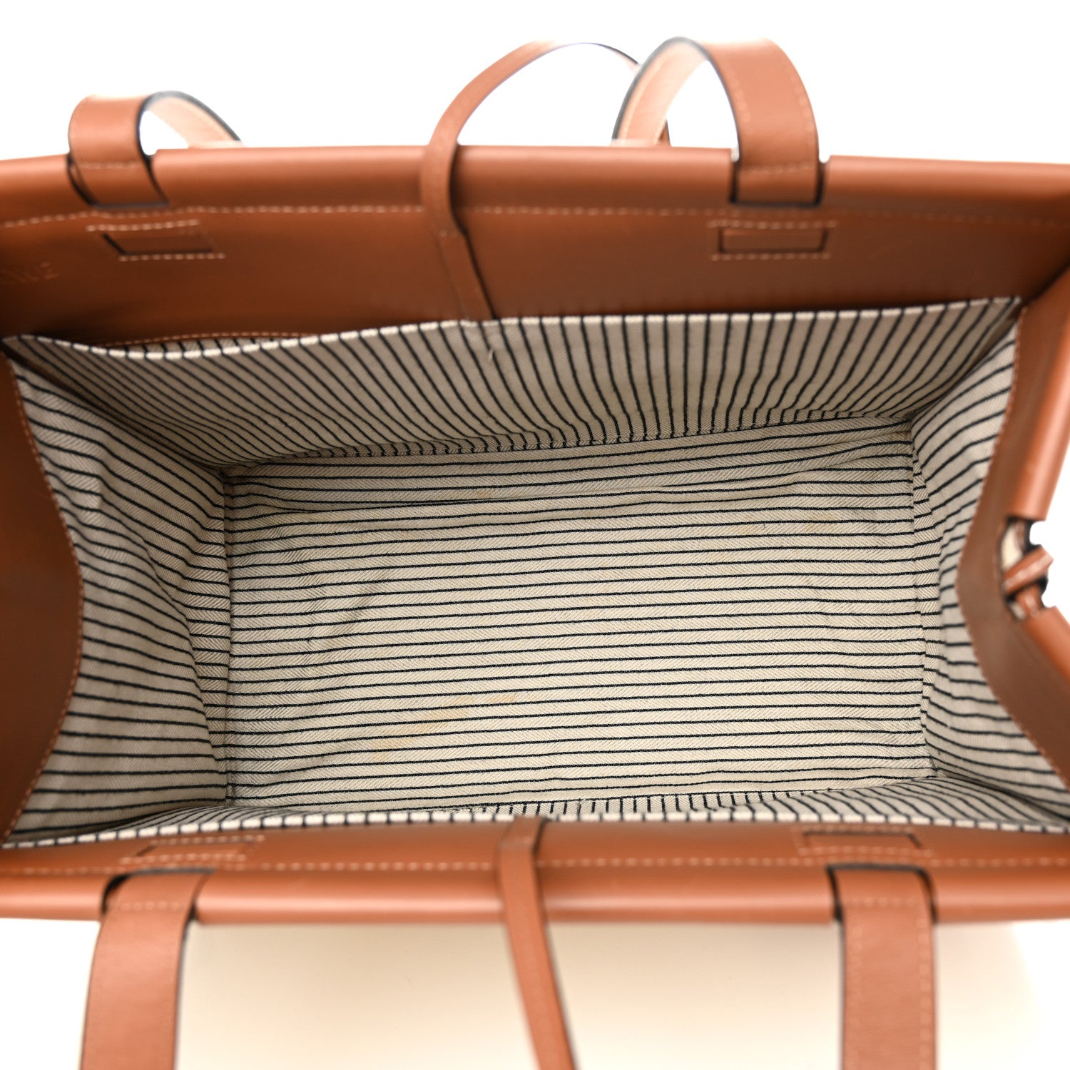 Loewe Canvas Calfskin Small Cushion Tote Beige 5 of 17