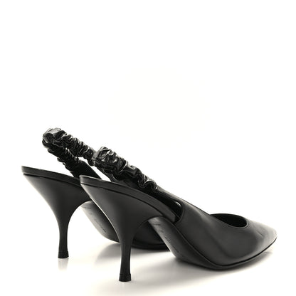 Bottega Veneta Nappa Point Sling Back Pumps 40.5 Black 4 of 8