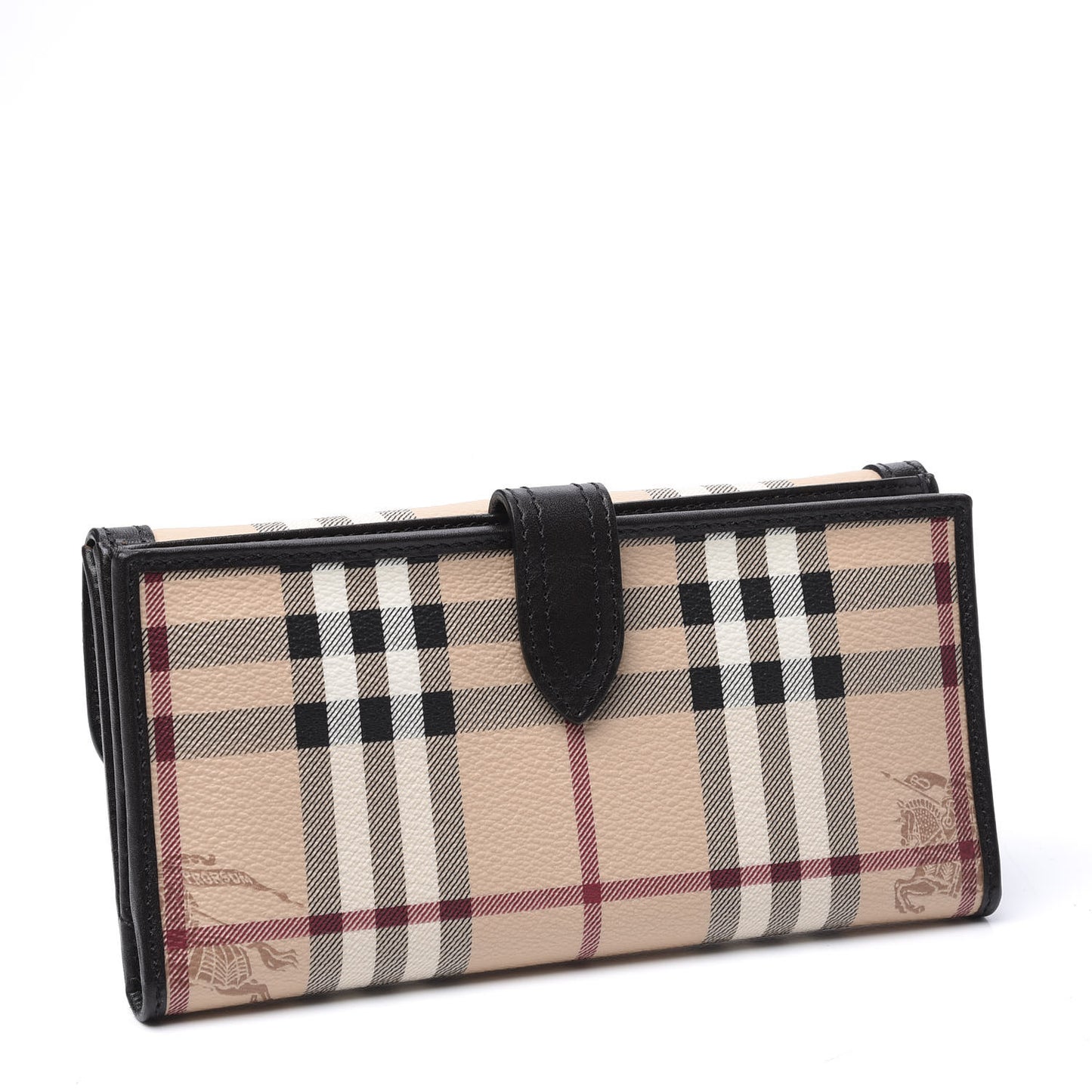 Haymarket Check Continental Wallet Chocolate