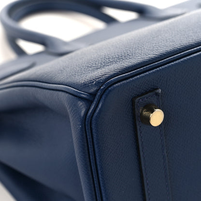 Hermes Epsom Birkin 30 Bleu Saphir Bleu Saphir 9 of 11