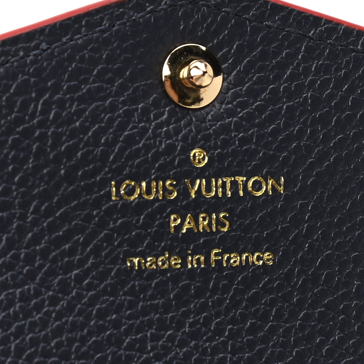 Empreinte Key Pouch Marine Rouge